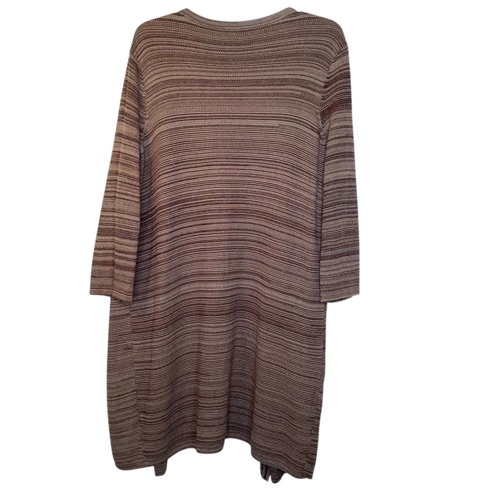 Pendleton Women Open Front Striped Knit Cardigan … - image 4